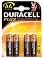 Duracell AA LR6 MN1500 bl/4 Plus alkaline Batterijen