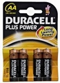 Duracell AA LR6 MN1500 bl/4 Plus Power alkaline Batterijen